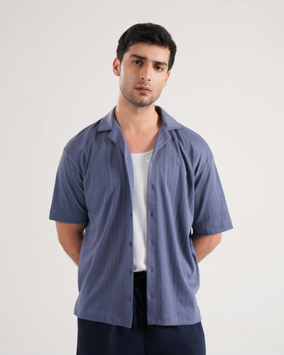 Men Relaxed Fit Button Down