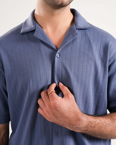 Men Relaxed Fit Button Down