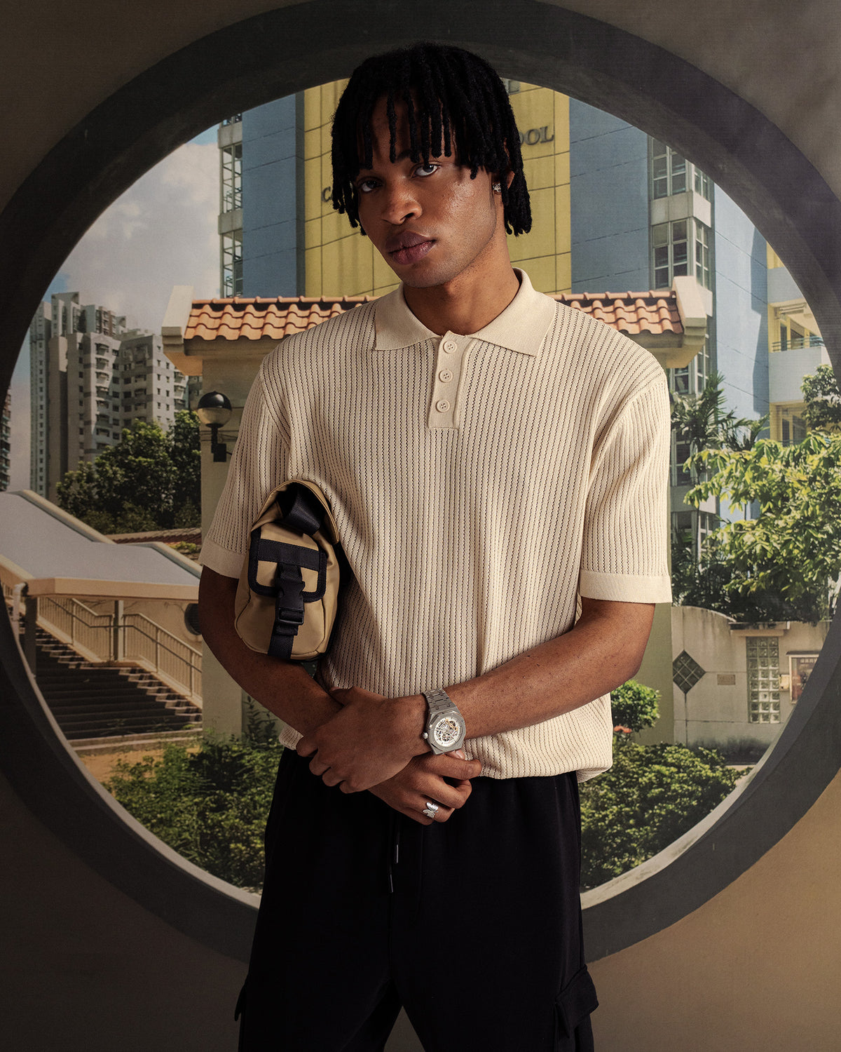 Men Polo Tee - Engine - Buy Now
