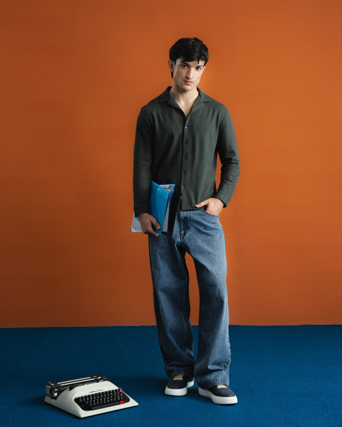 Men Baggy Fit Denim - Engine - Buy Now