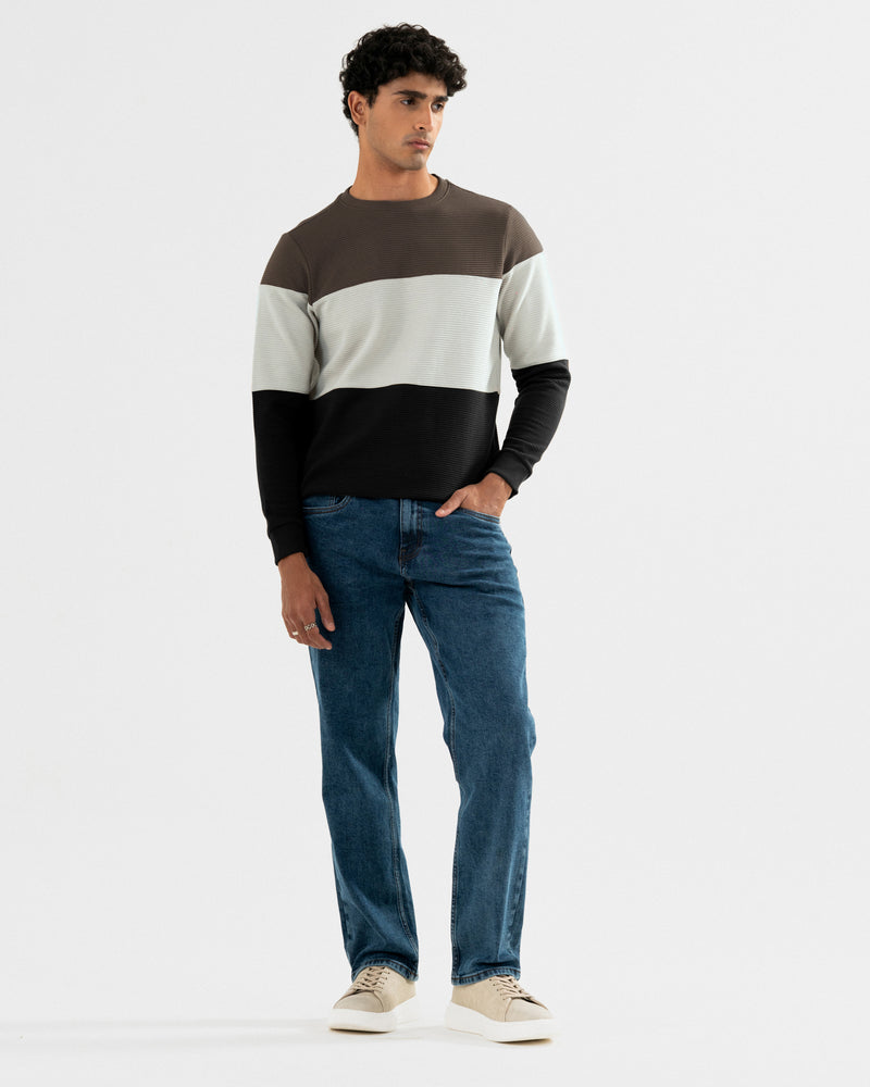 Men Panel Sweatshirt - Engine - Buy Now