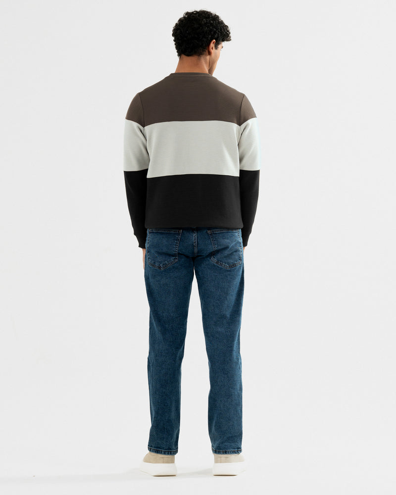 Men Panel Sweatshirt - Engine - Buy Now