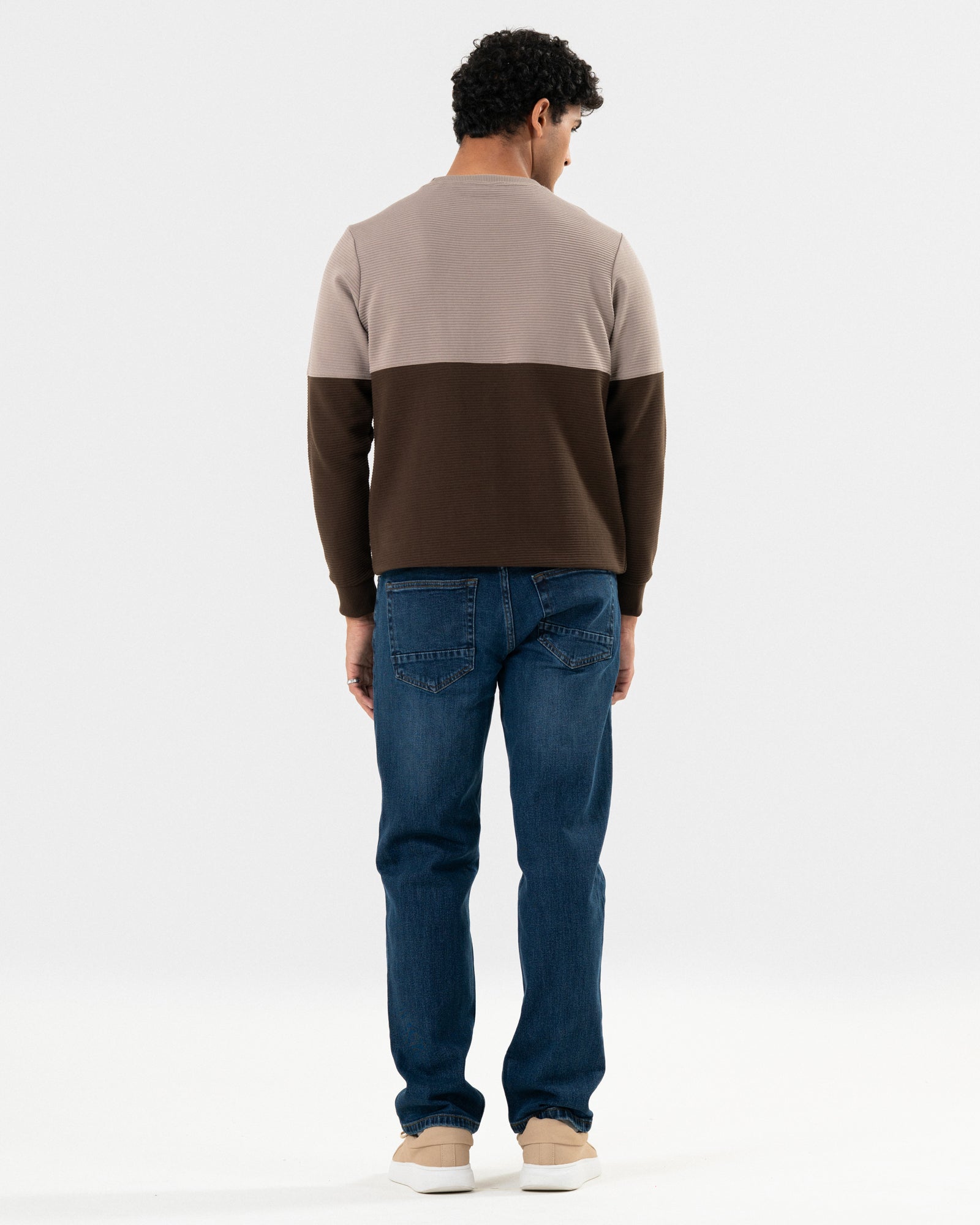 Men Panel Sweatshirt