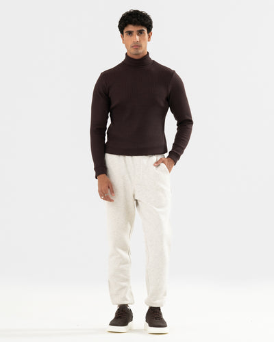 Men Mock Neck Sweatshirt