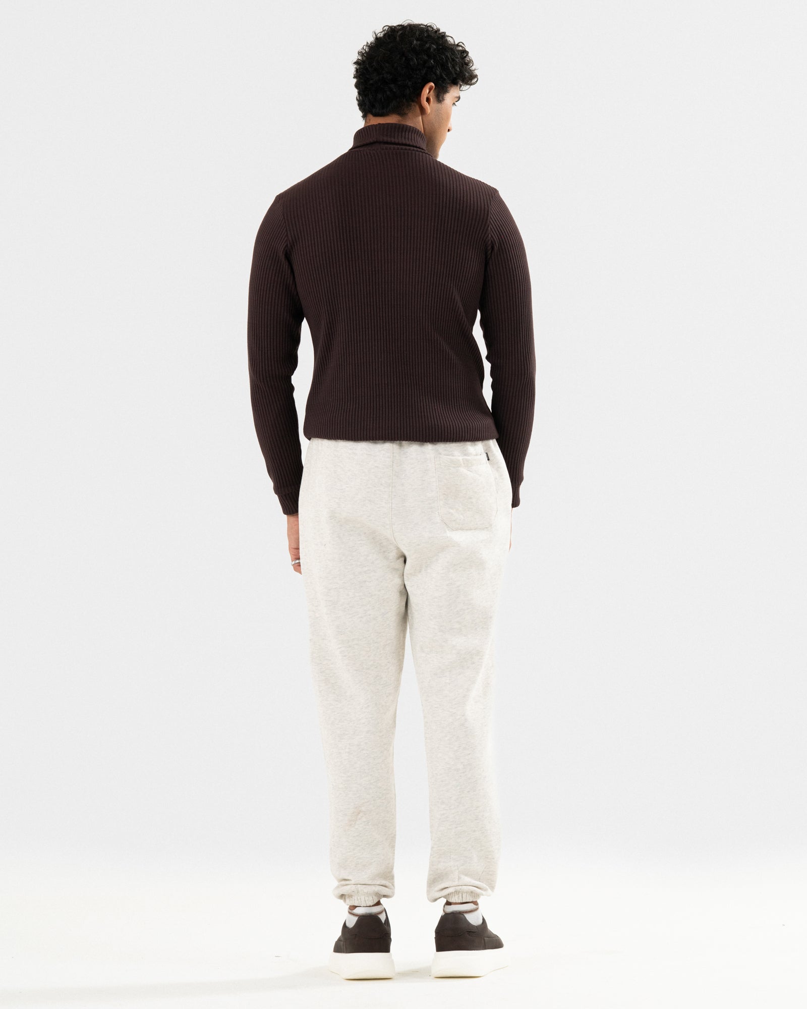 Men Mock Neck Sweatshirt