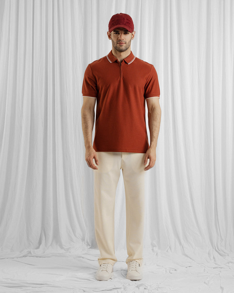Men Zipper Polo - Engine - Buy Now