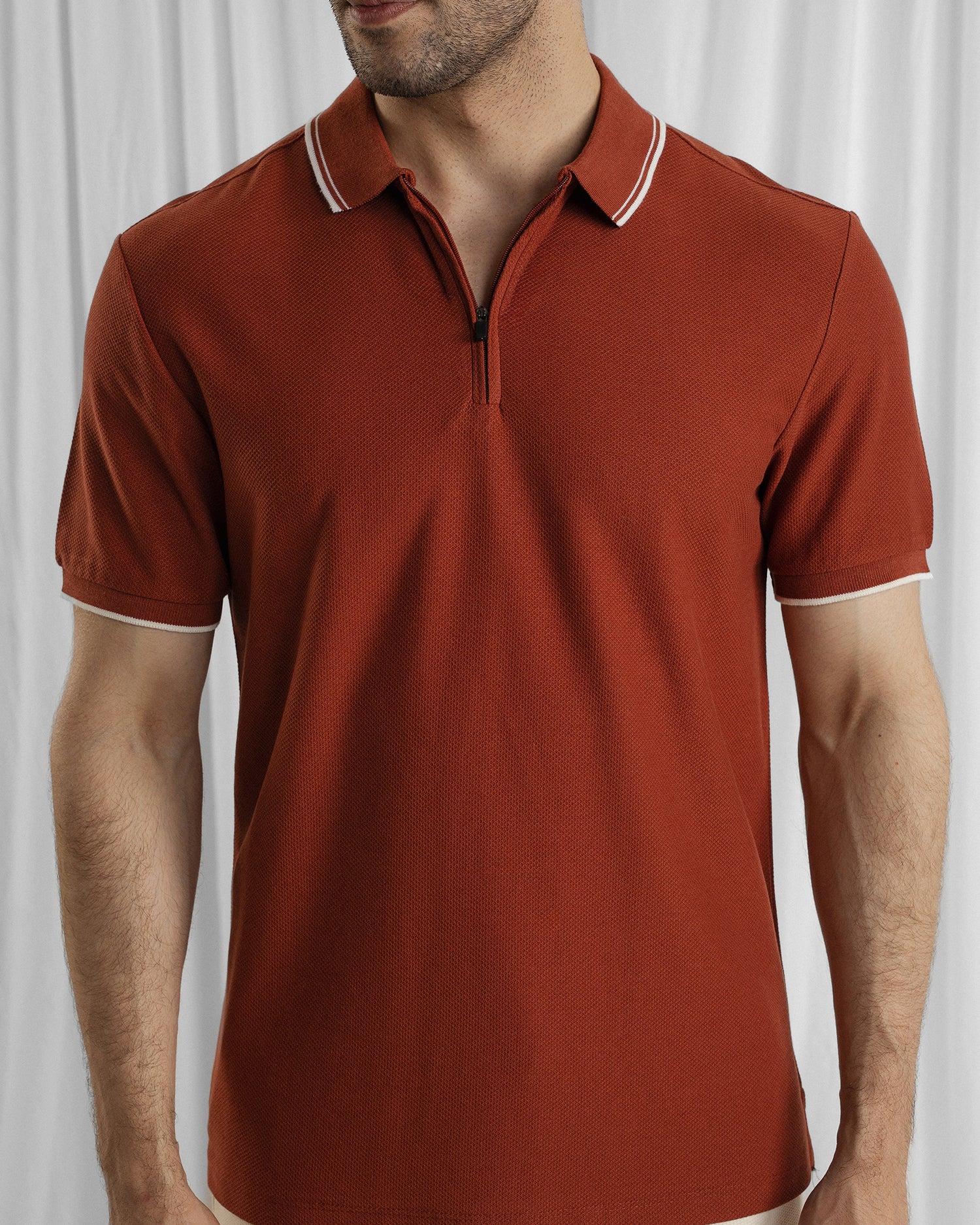 Men Zipper Polo - Engine - Buy Now