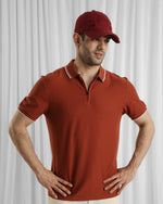 Men Zipper Polo - Engine - Buy Now