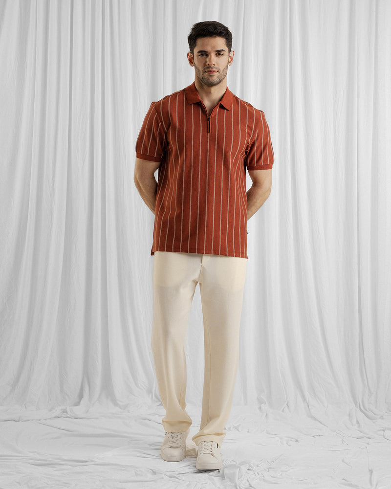 Men Zipper Polo - Engine - Buy Now