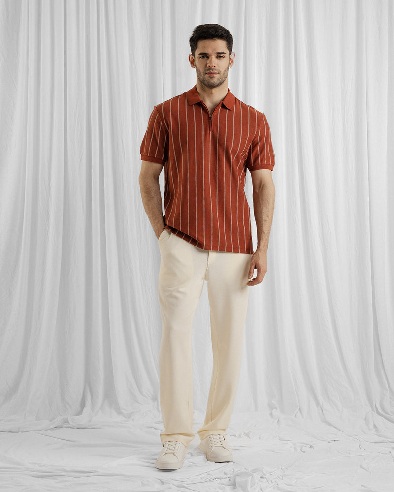 Men Zipper Polo - Engine - Buy Now