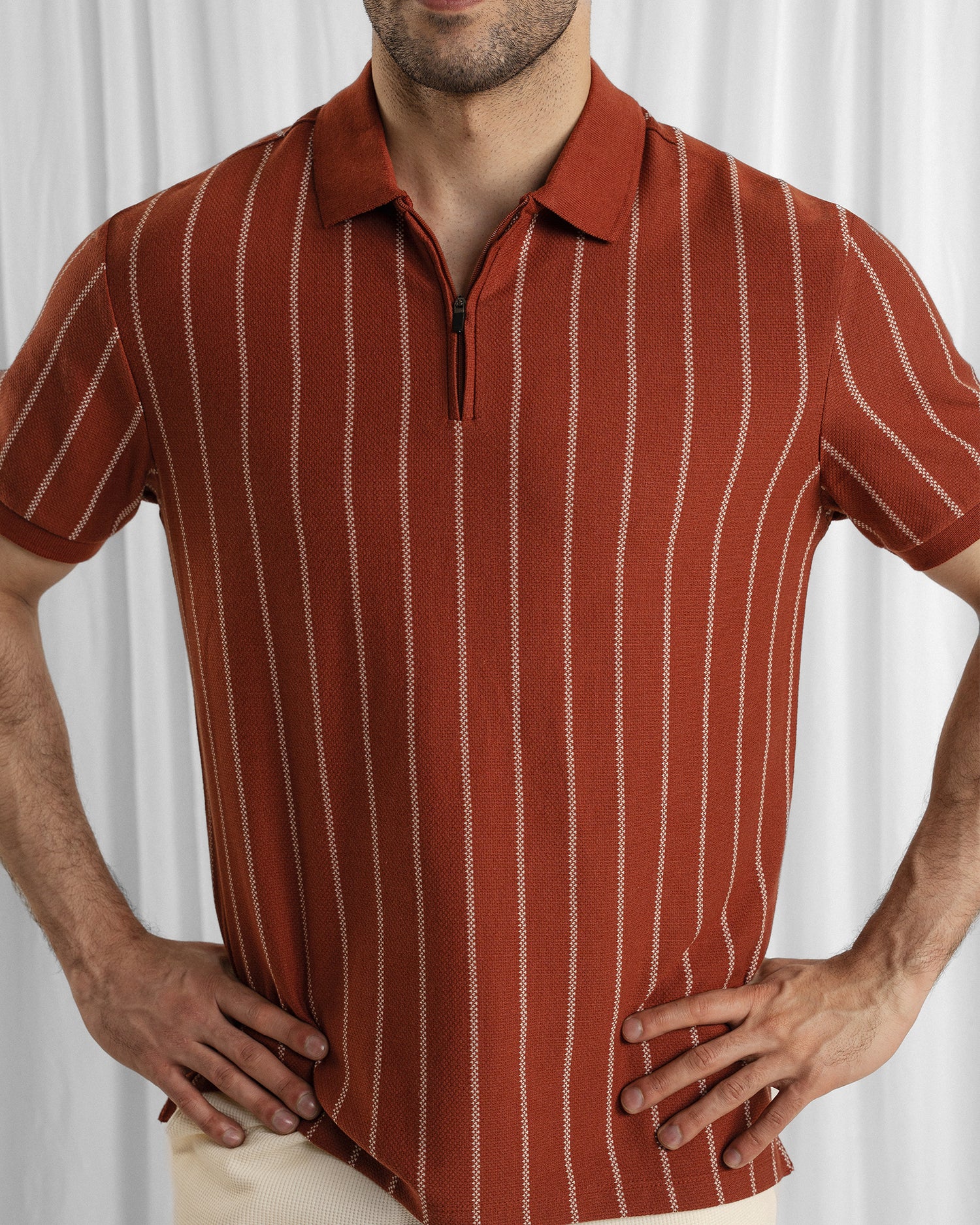 Men Zipper Polo - Engine - Buy Now
