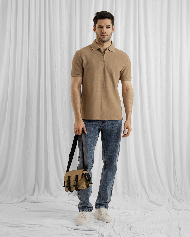 Men Zipper Polo - Engine - Buy Now