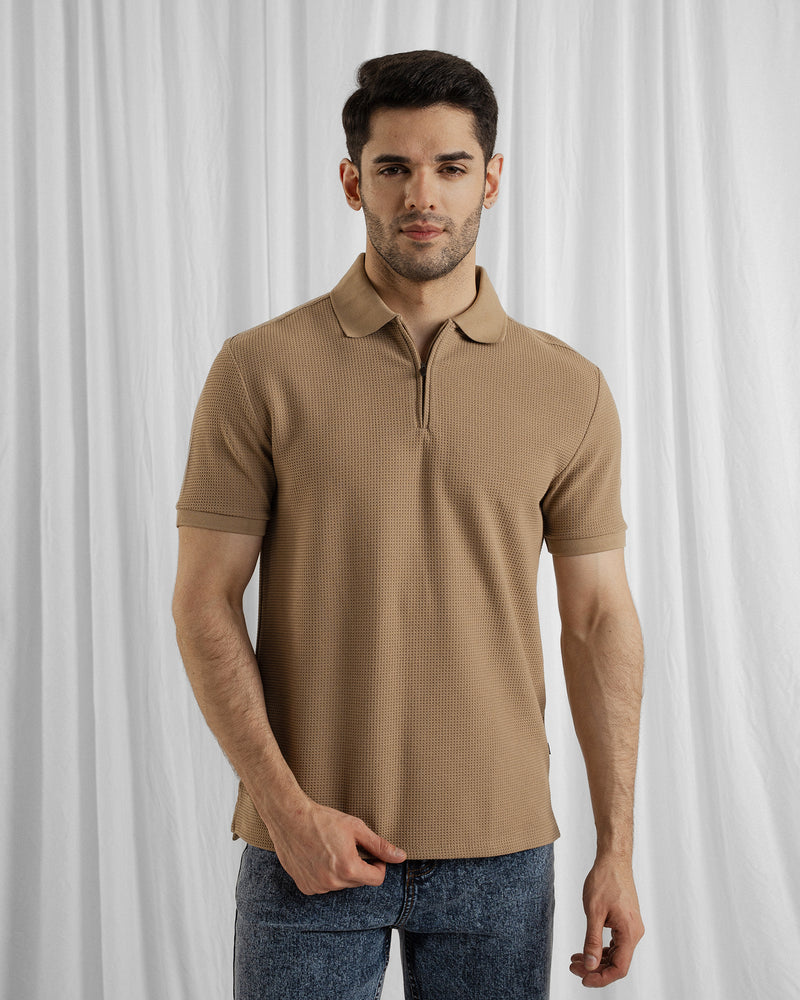 Men Zipper Polo - Engine - Buy Now
