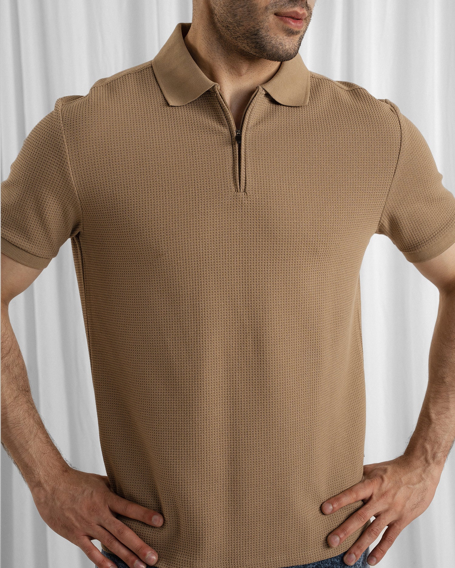 Men Zipper Polo - Engine - Buy Now
