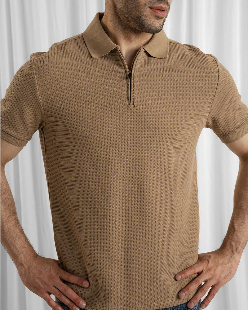 Men Zipper Polo - Engine - Buy Now
