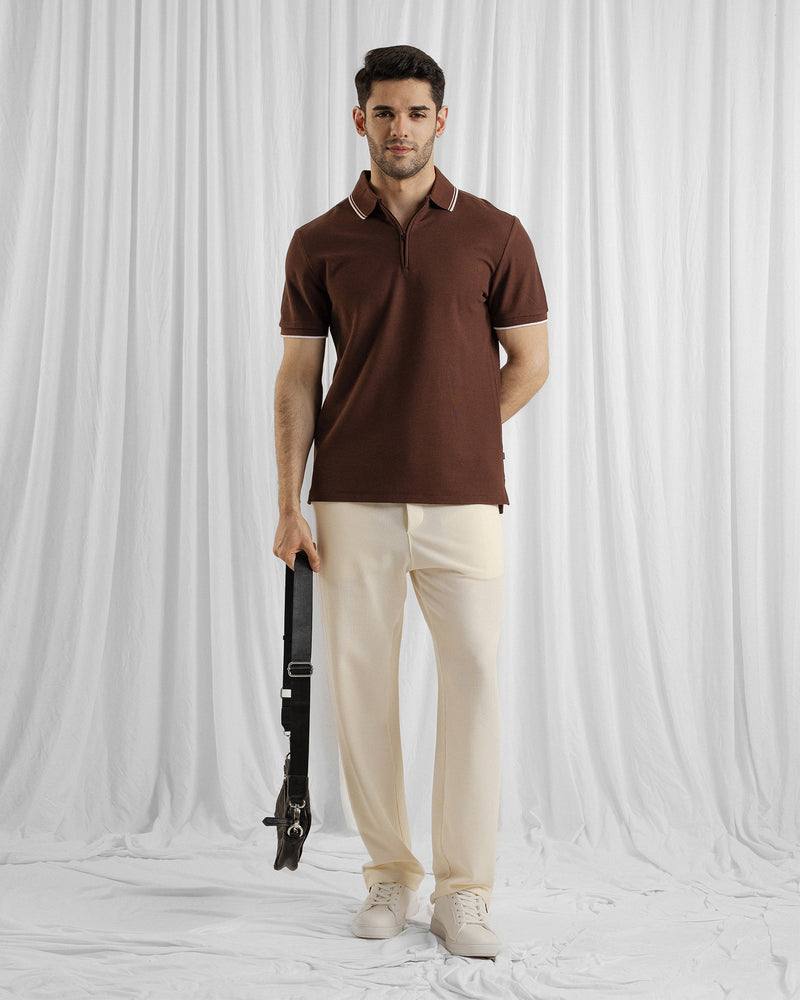 Men Zipper Polo - Engine - Buy Now