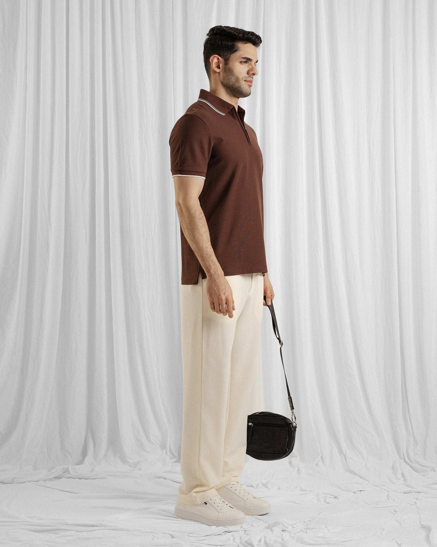 Men Zipper Polo - Engine - Buy Now