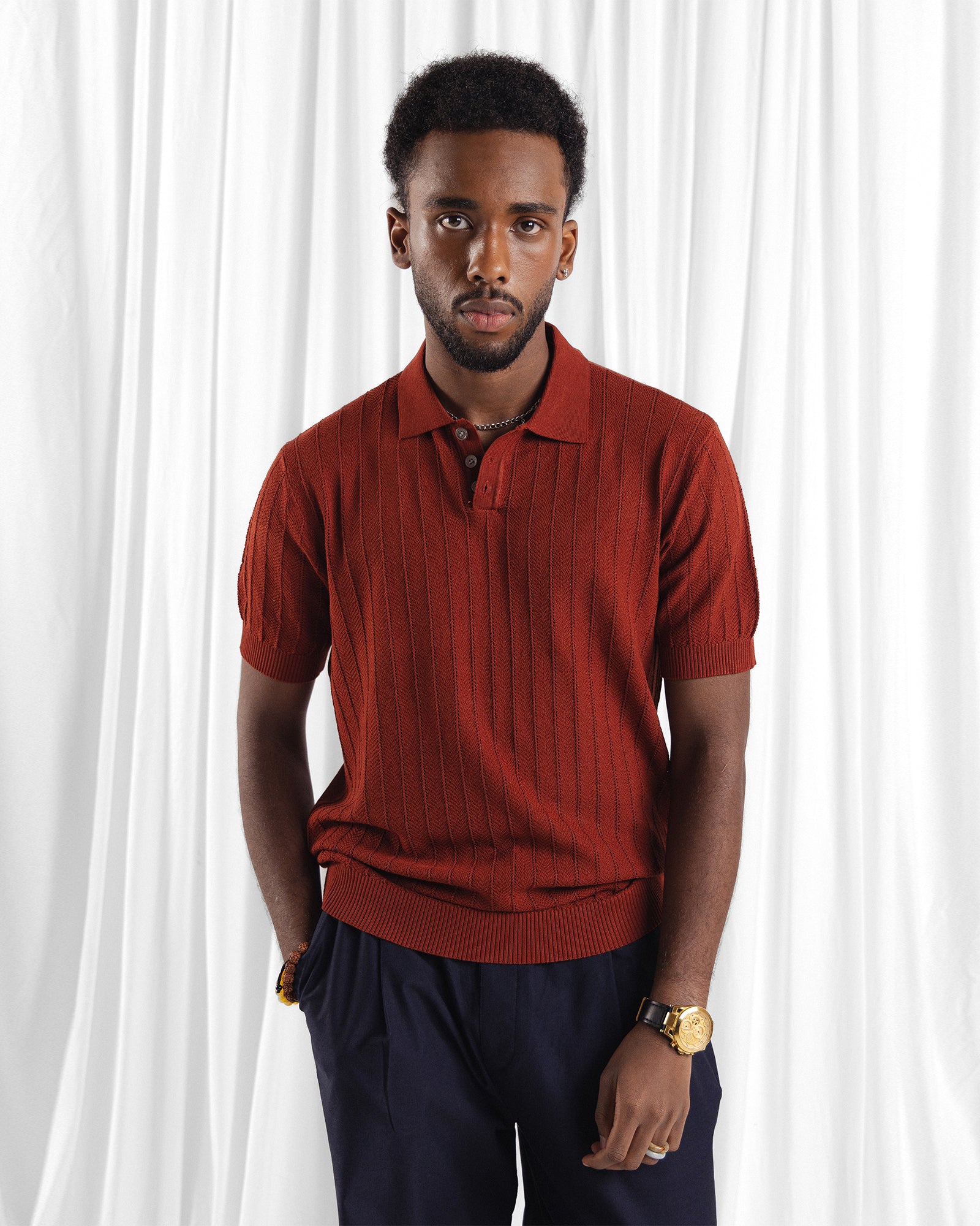 Men Polo Tee - Engine - Buy Now