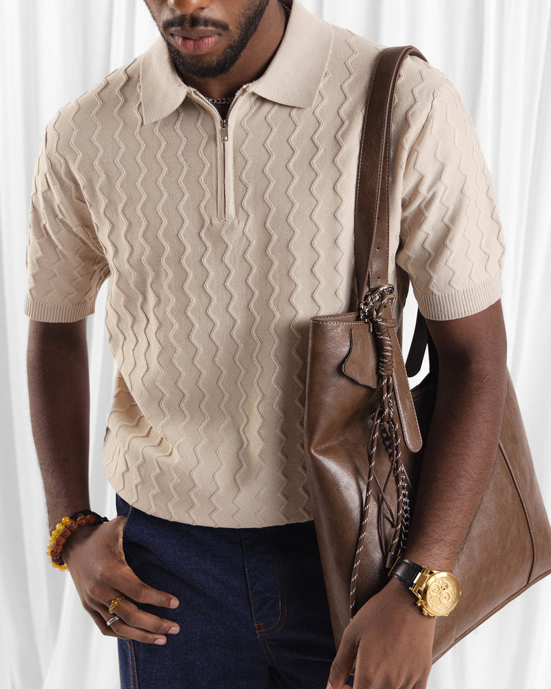 Men Zipper Polo - Engine - Buy Now