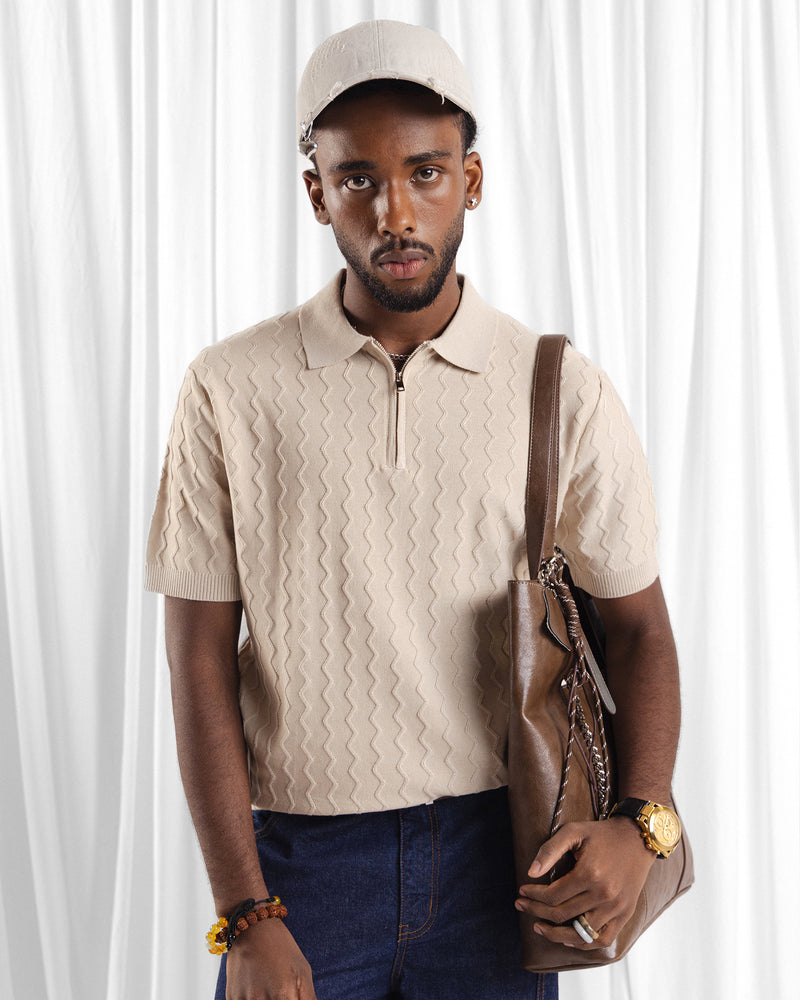 Men Zipper Polo - Engine - Buy Now