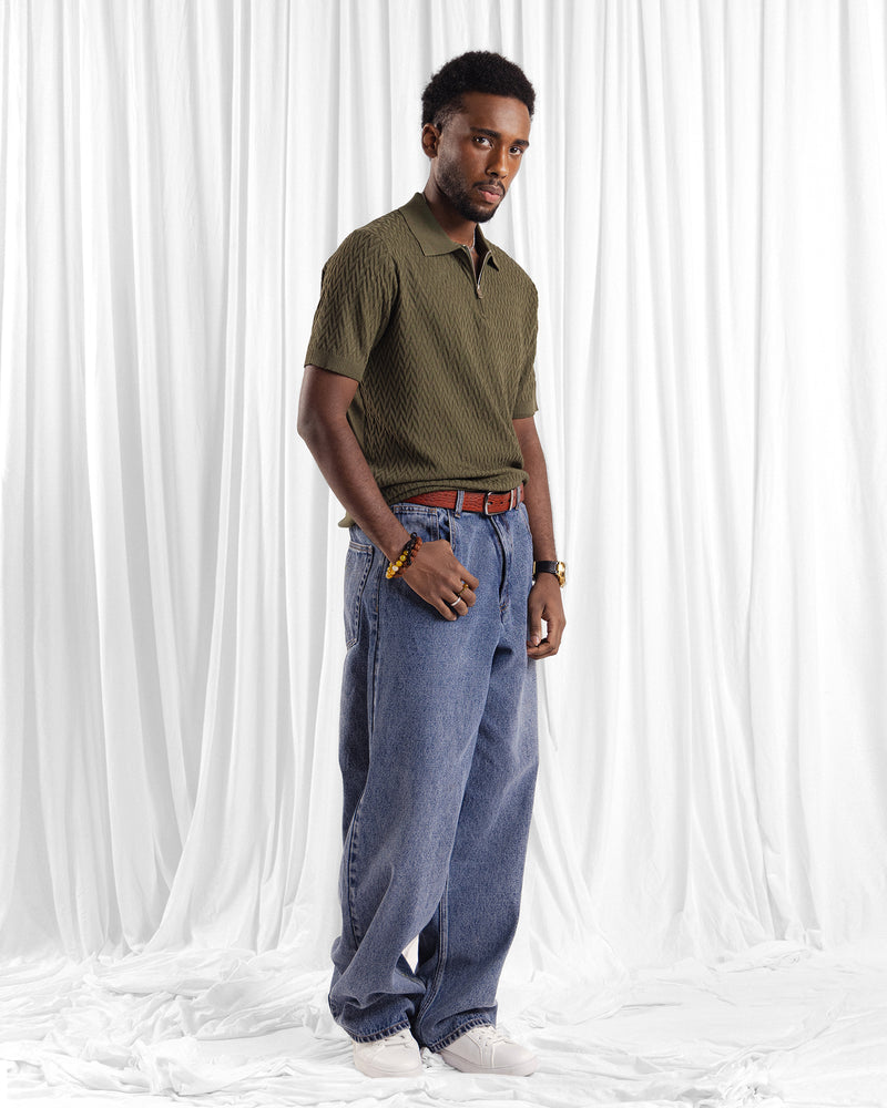 Men Zipper Polo - Engine - Buy Now