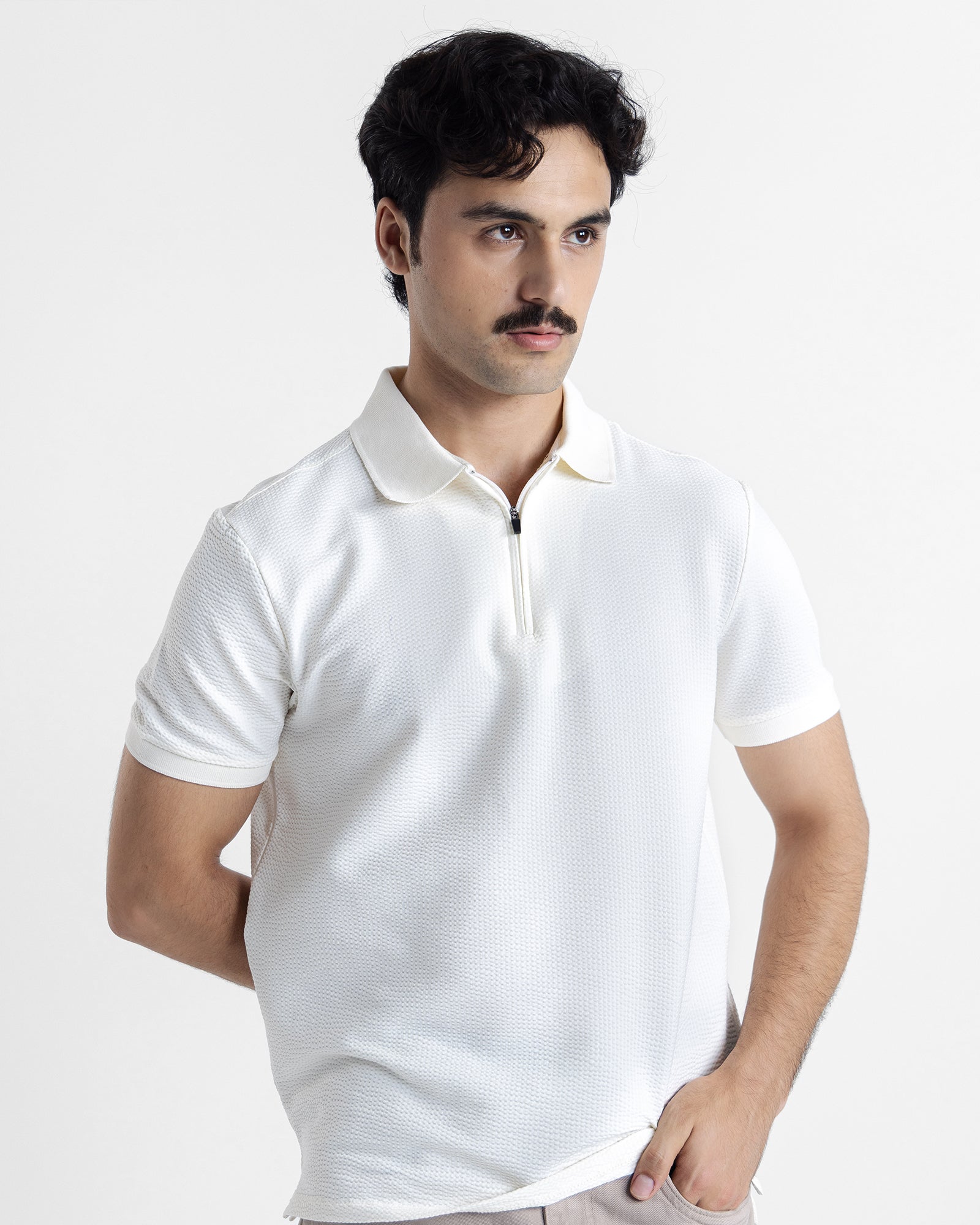 Men Zipper Polo - Engine - Buy Now
