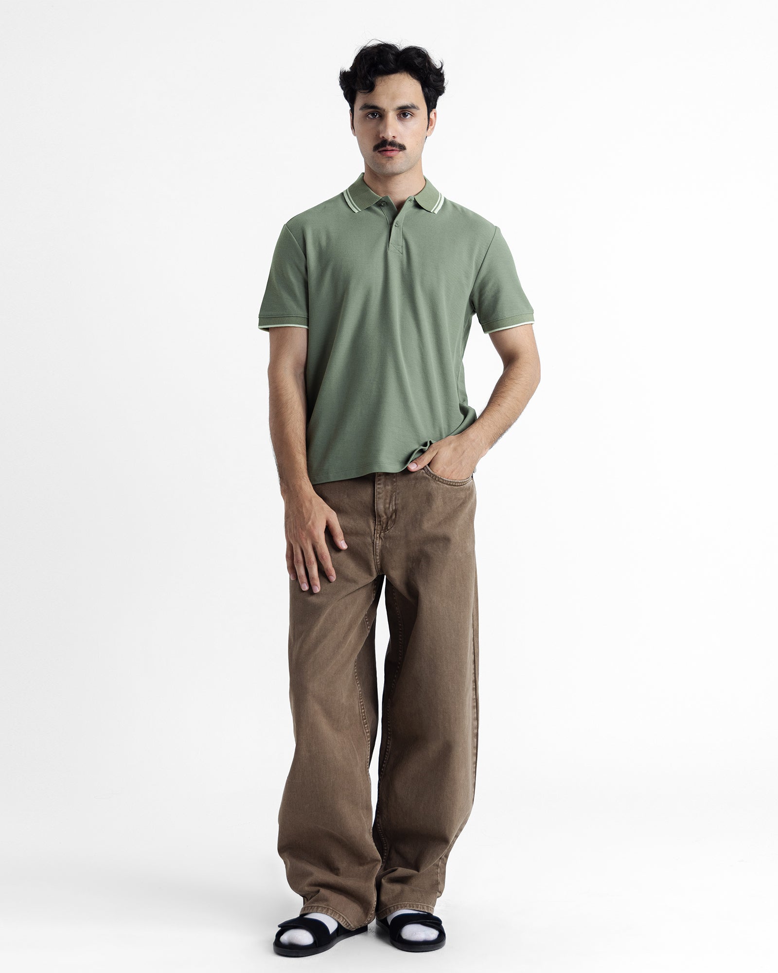 Men Polo Tee - Engine - Buy Now