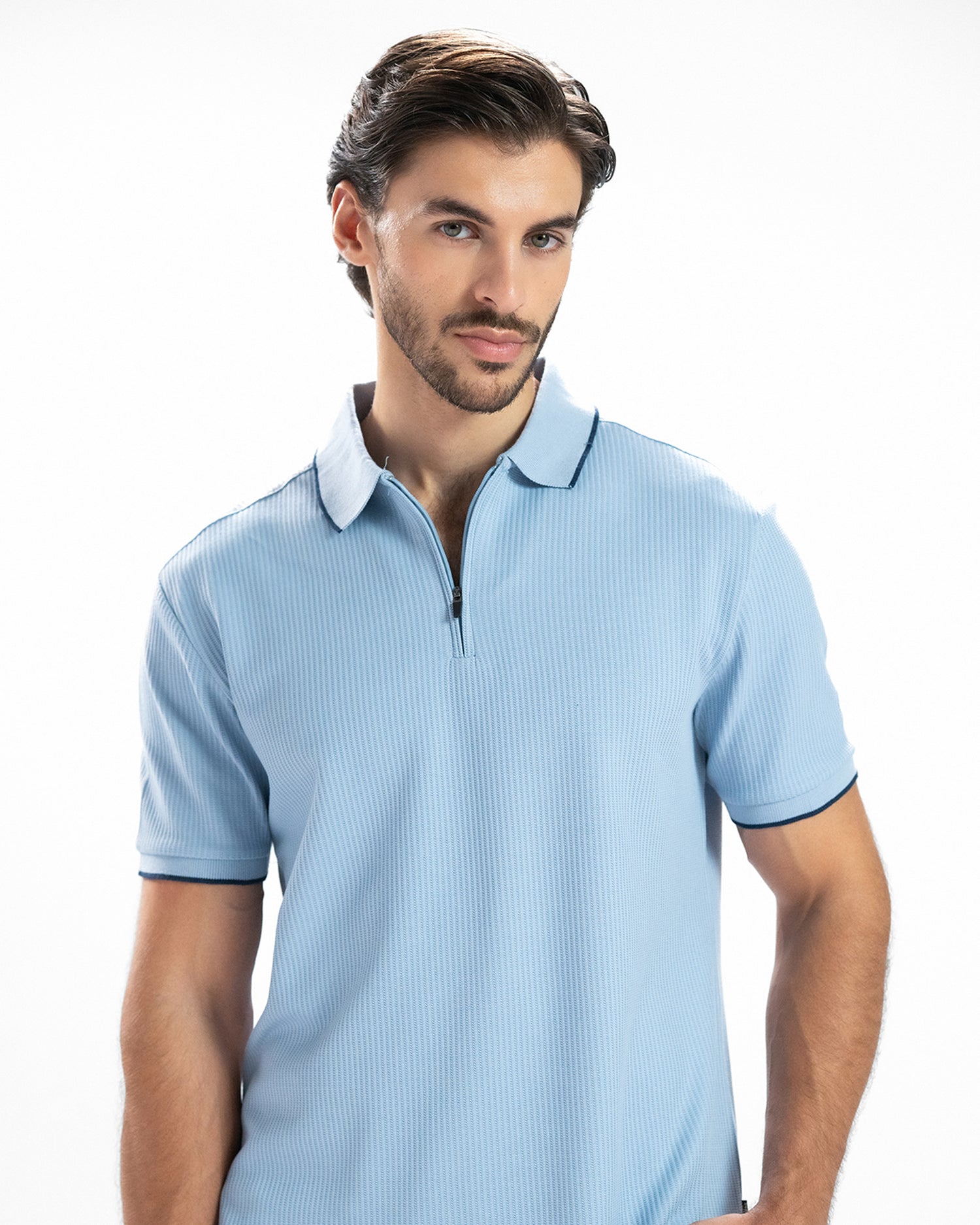 Men Zipper Polo - Engine - Buy Now
