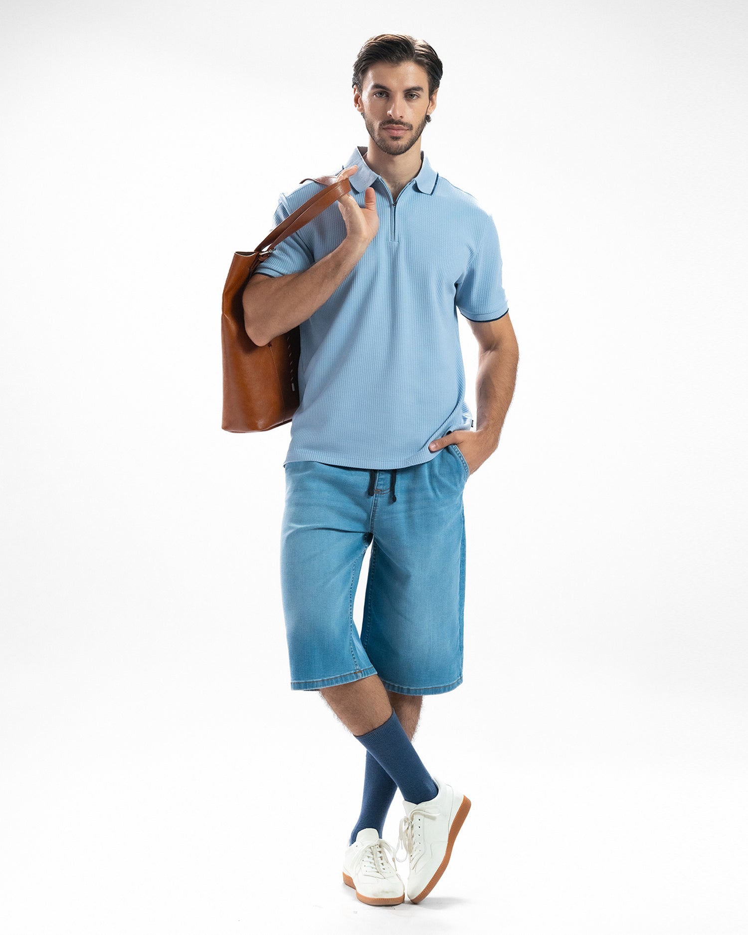 Men Zipper Polo - Engine - Buy Now