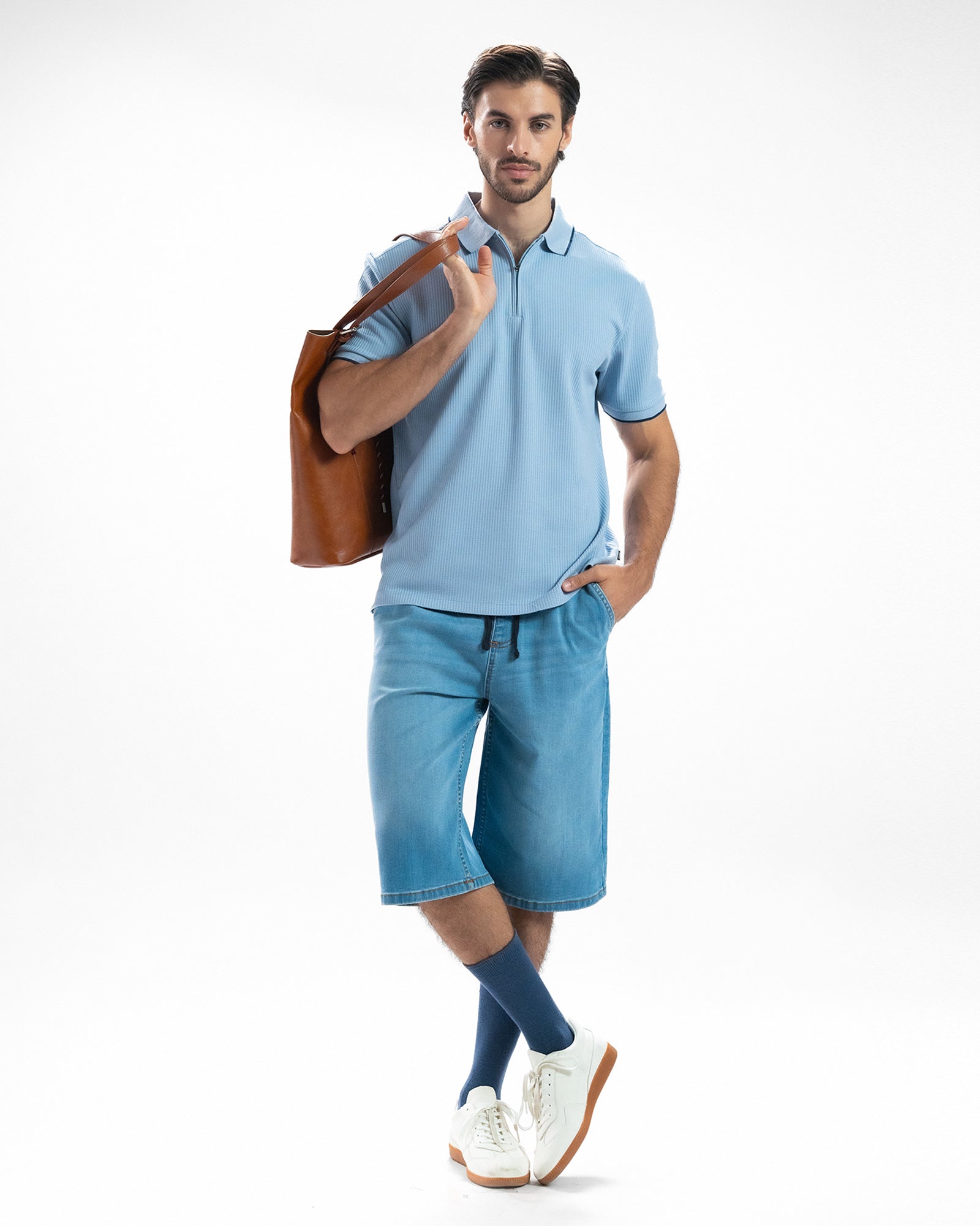 Men Zipper Polo - Engine - Buy Now