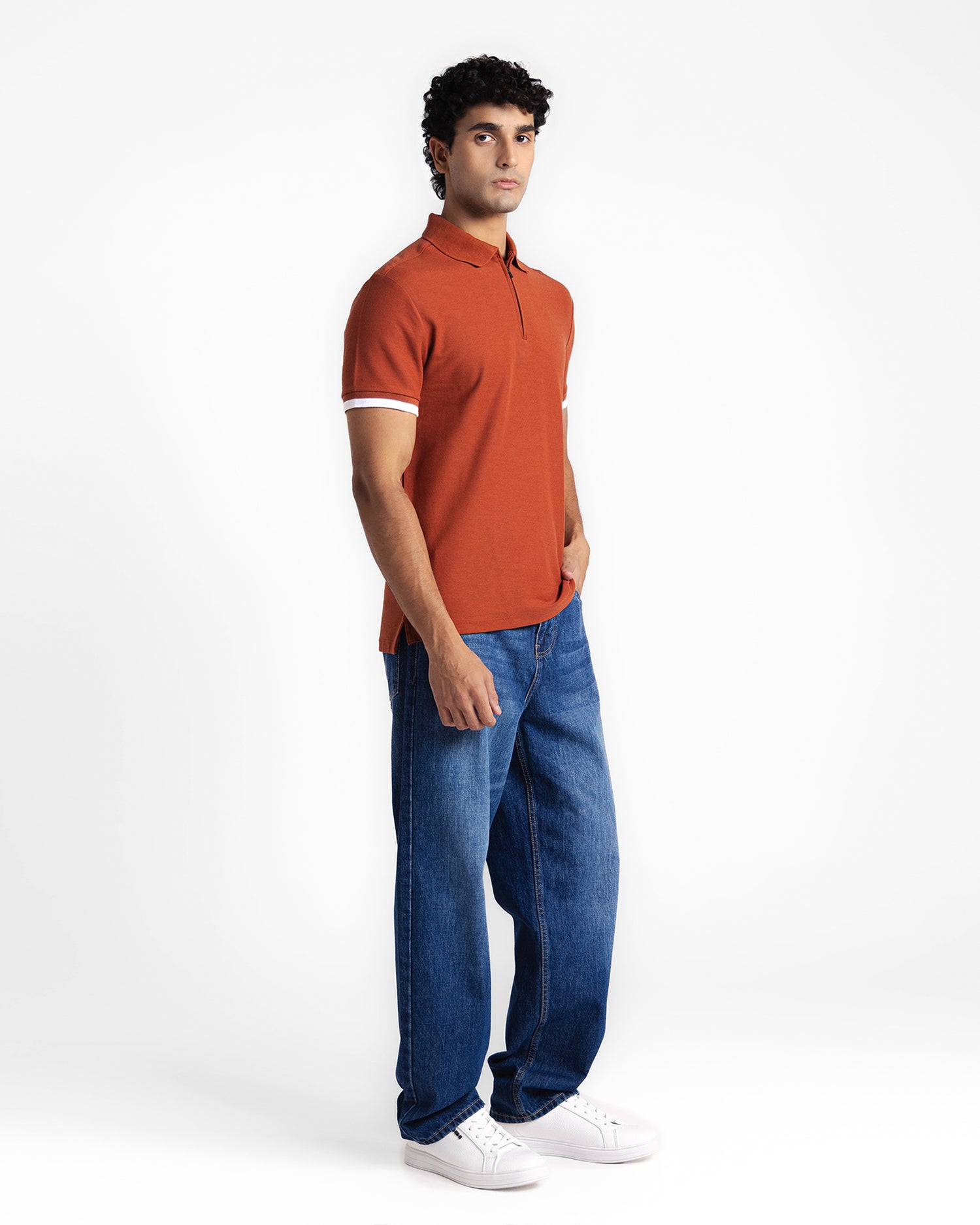 Men Zipper Polo - Engine - Buy Now