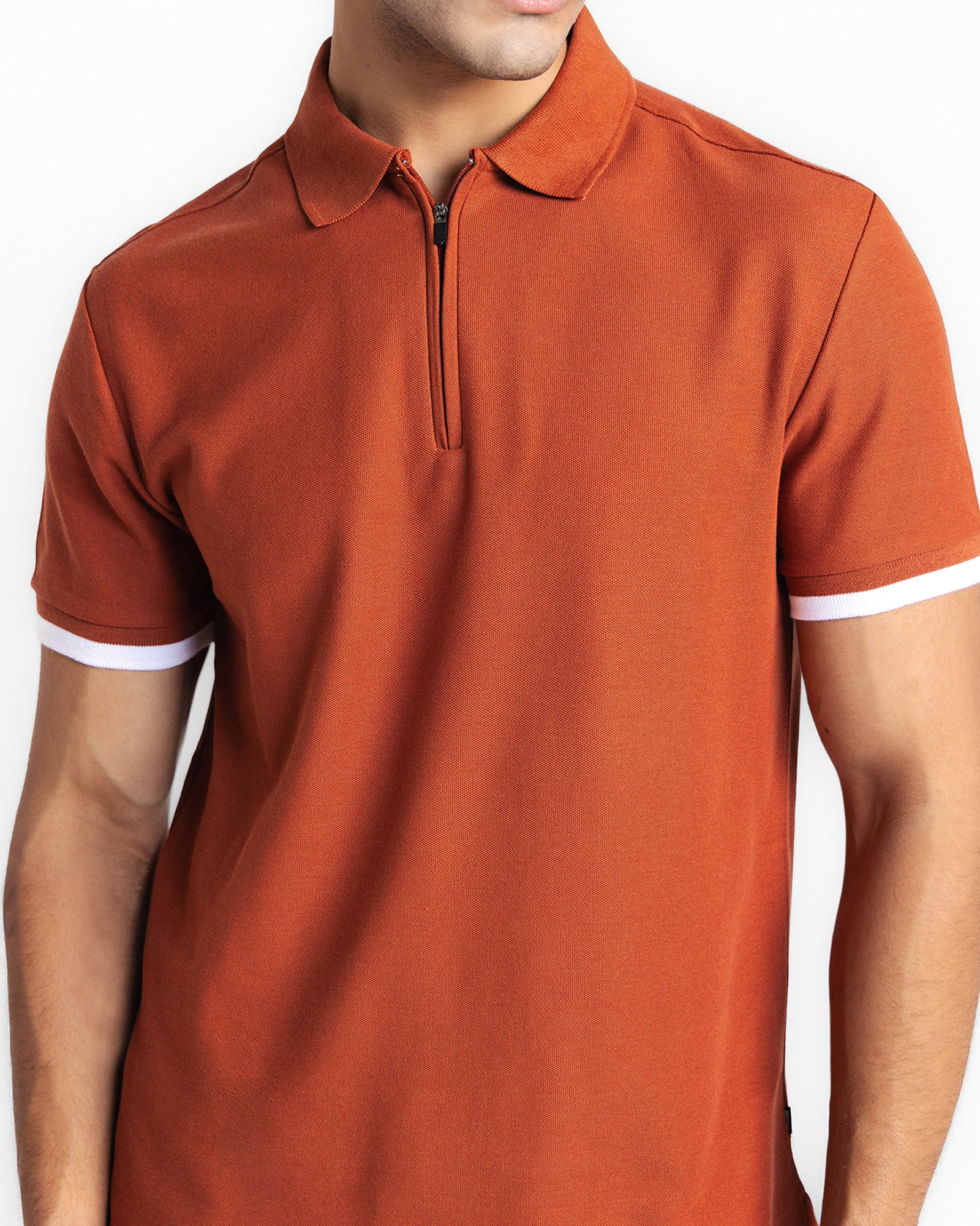 Men Zipper Polo - Engine - Buy Now