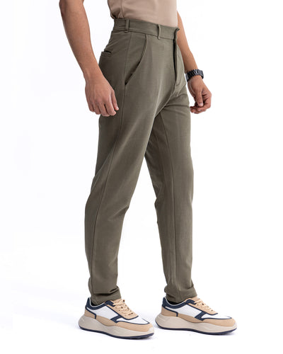 Men Straight Knitted Chino