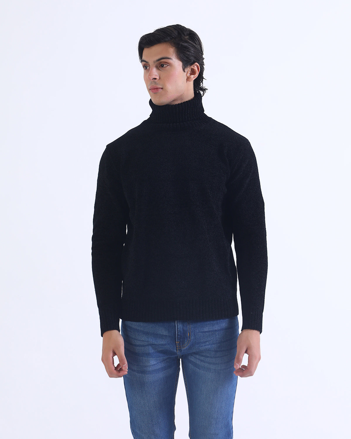 Men Mock Neck Sweater - Engine - Buy Now