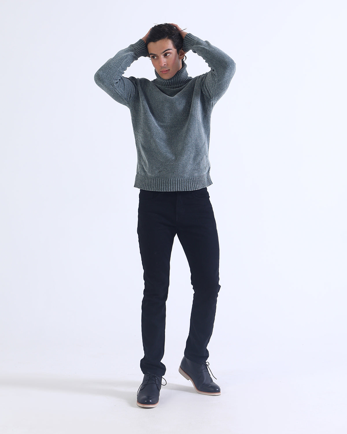 Men Mock Neck Sweater - Engine - Buy Now