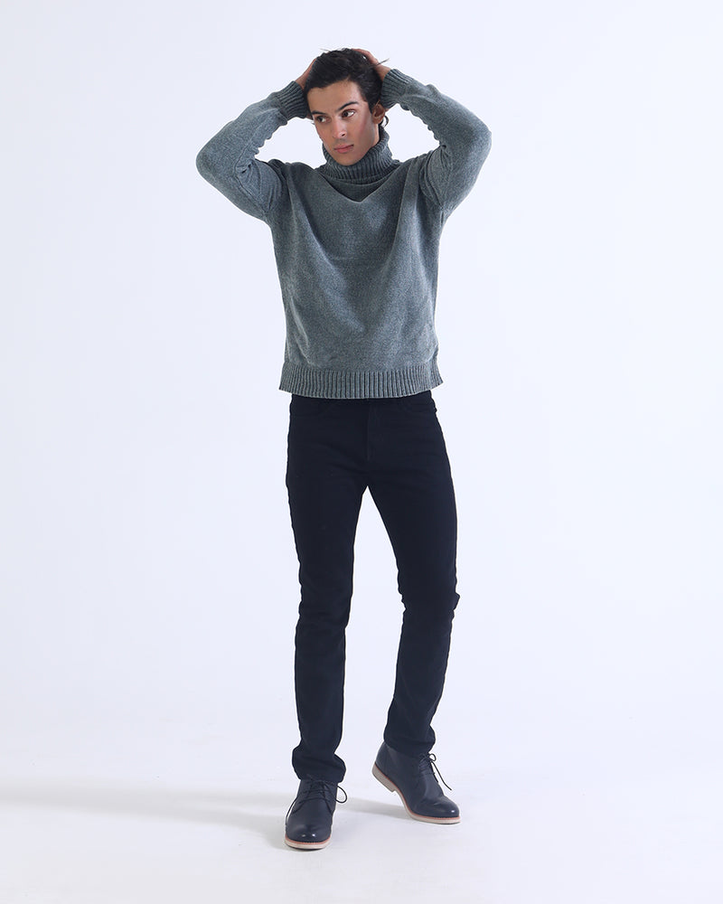 Men Mock Neck Sweater - Engine - Buy Now