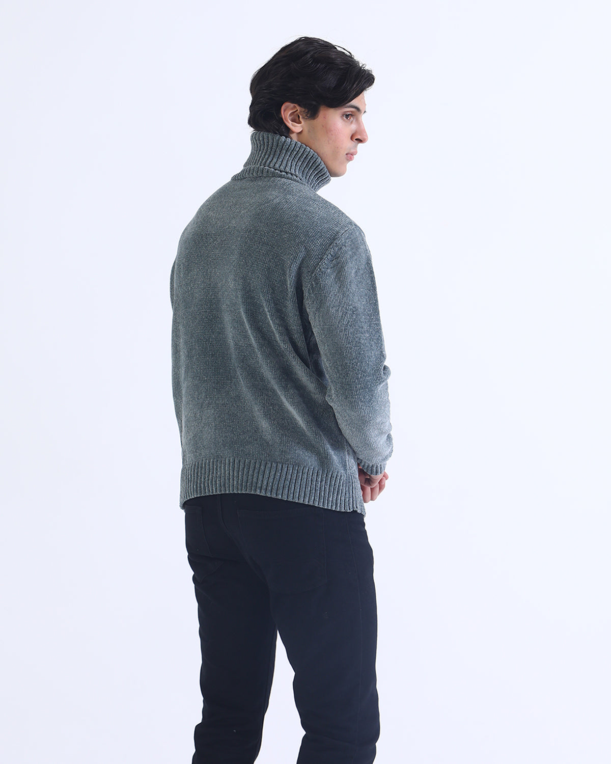 Men Mock Neck Sweater - Engine - Buy Now