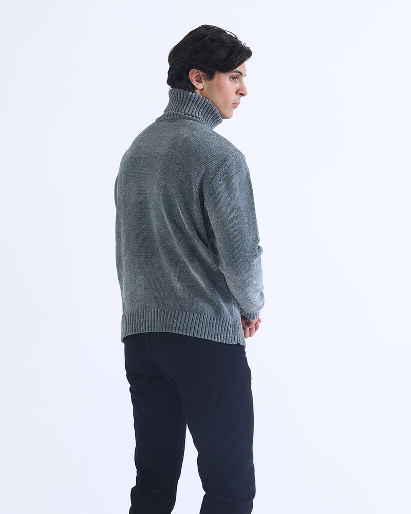Men Mock Neck Sweater - Engine - Buy Now