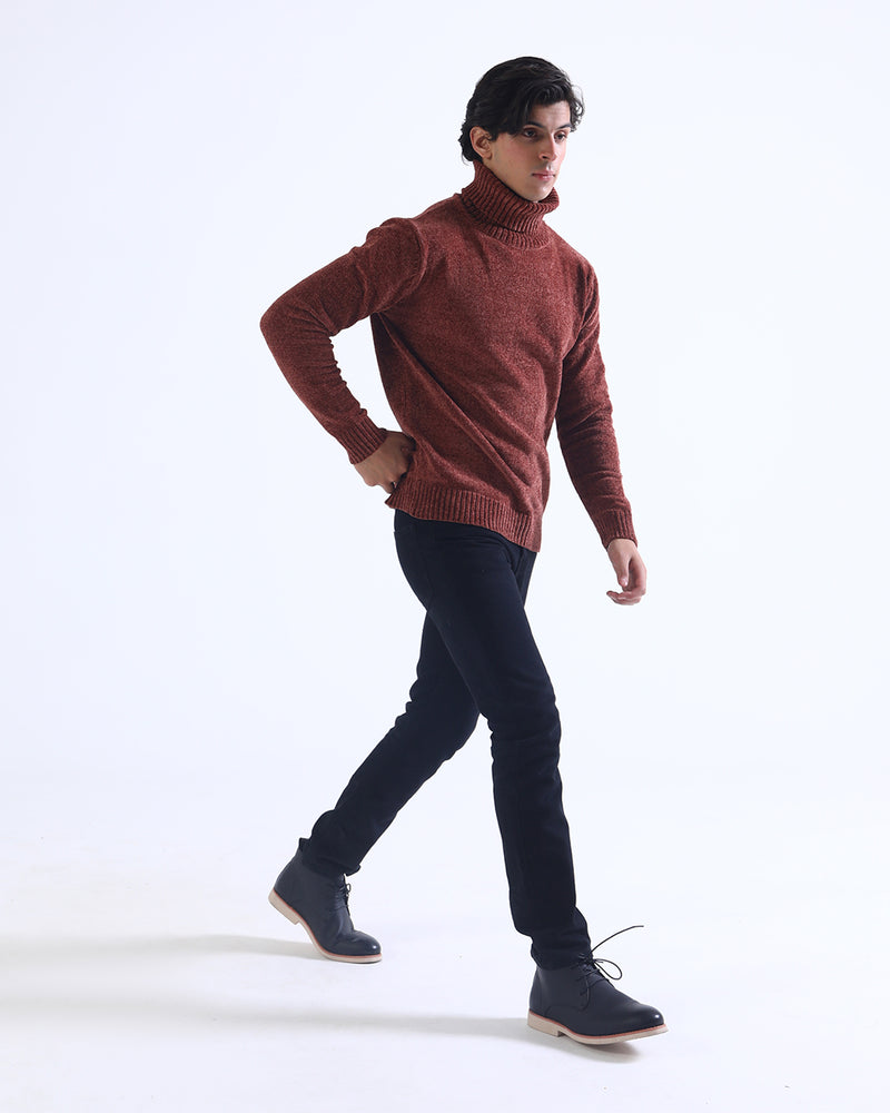 Men Mock Neck Sweater - Engine - Buy Now