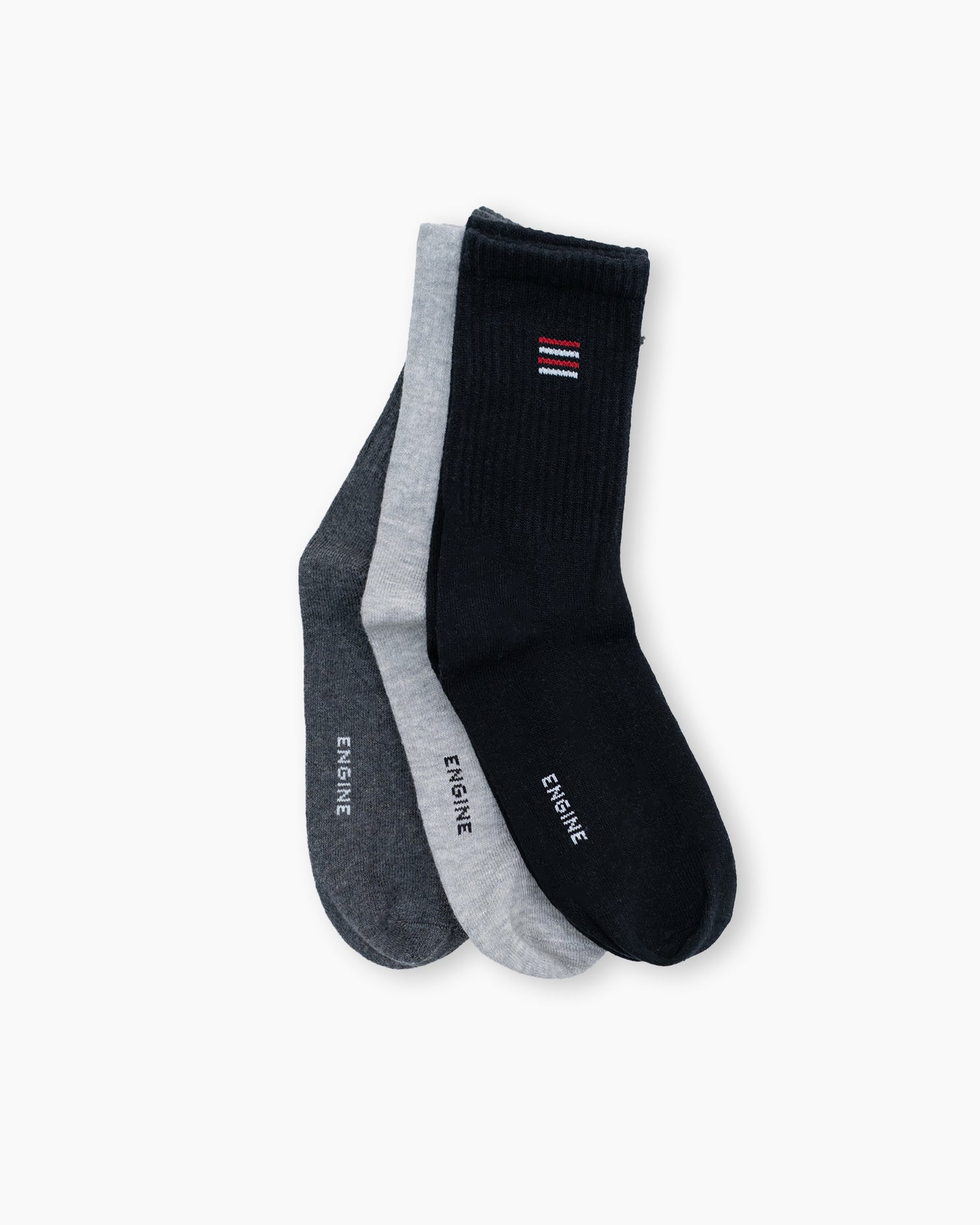 Men Crew Cut Socks - Engine - Buy Now