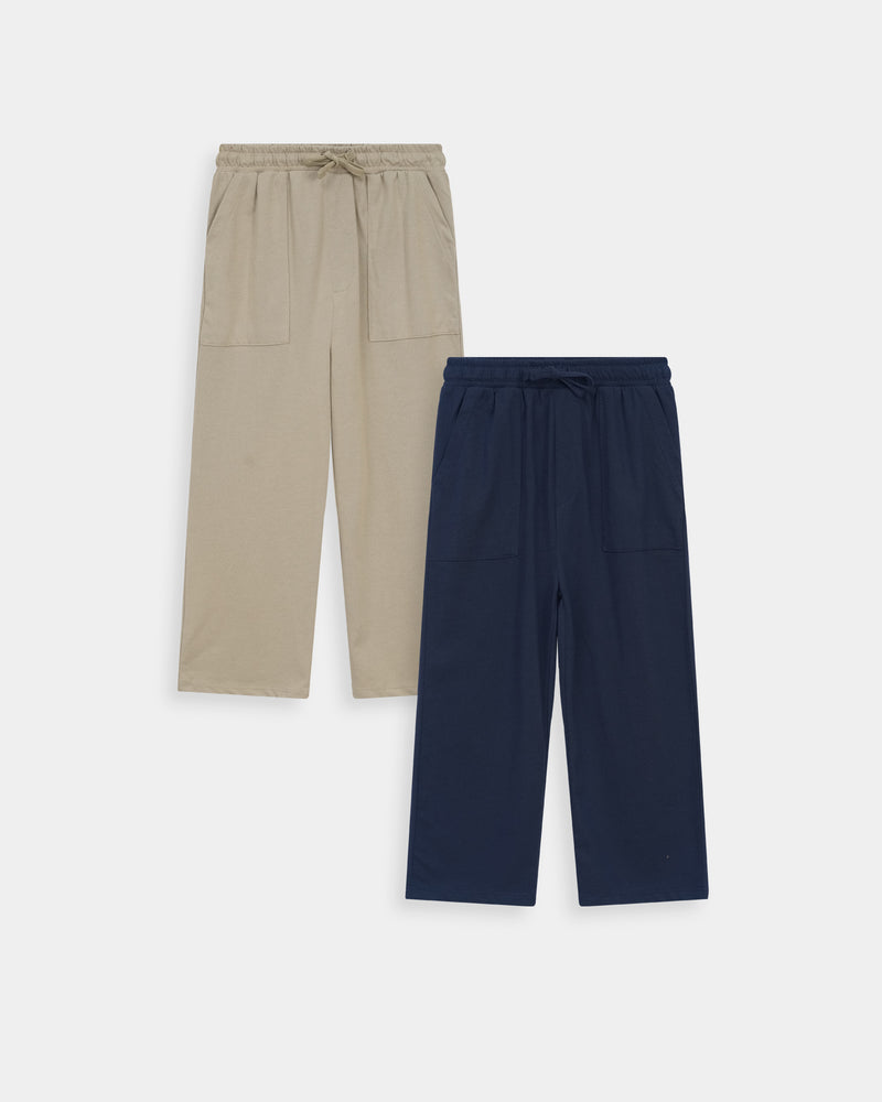 Boys Straight Fit Trouser (Pack Of 2) - Engine - Buy Now