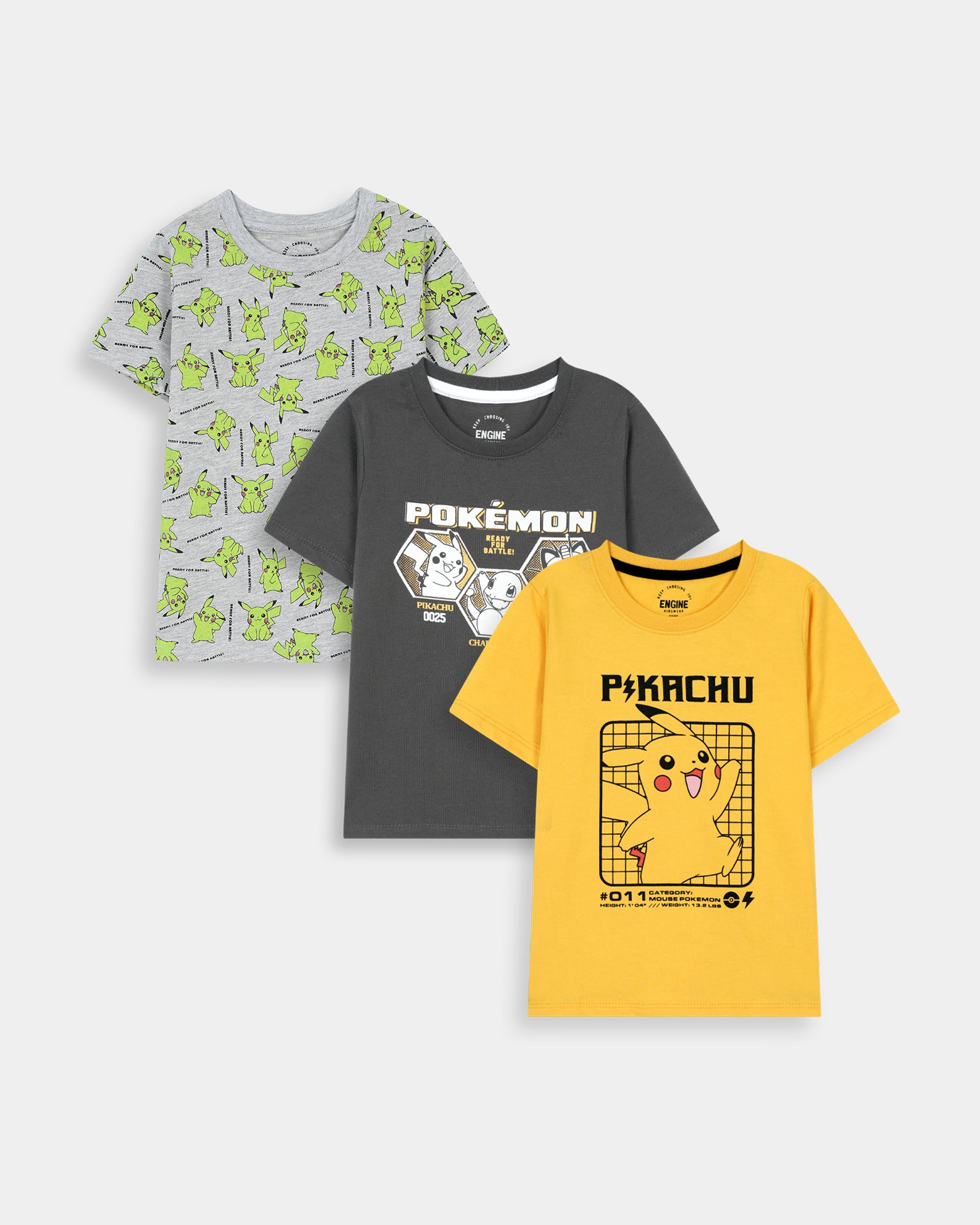 Boys T Shirt (Pack Of 3) - Engine - Buy Now