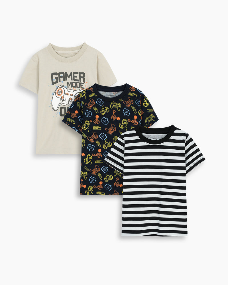 Boys T Shirt (Pack Of 3) - Engine - Buy Now
