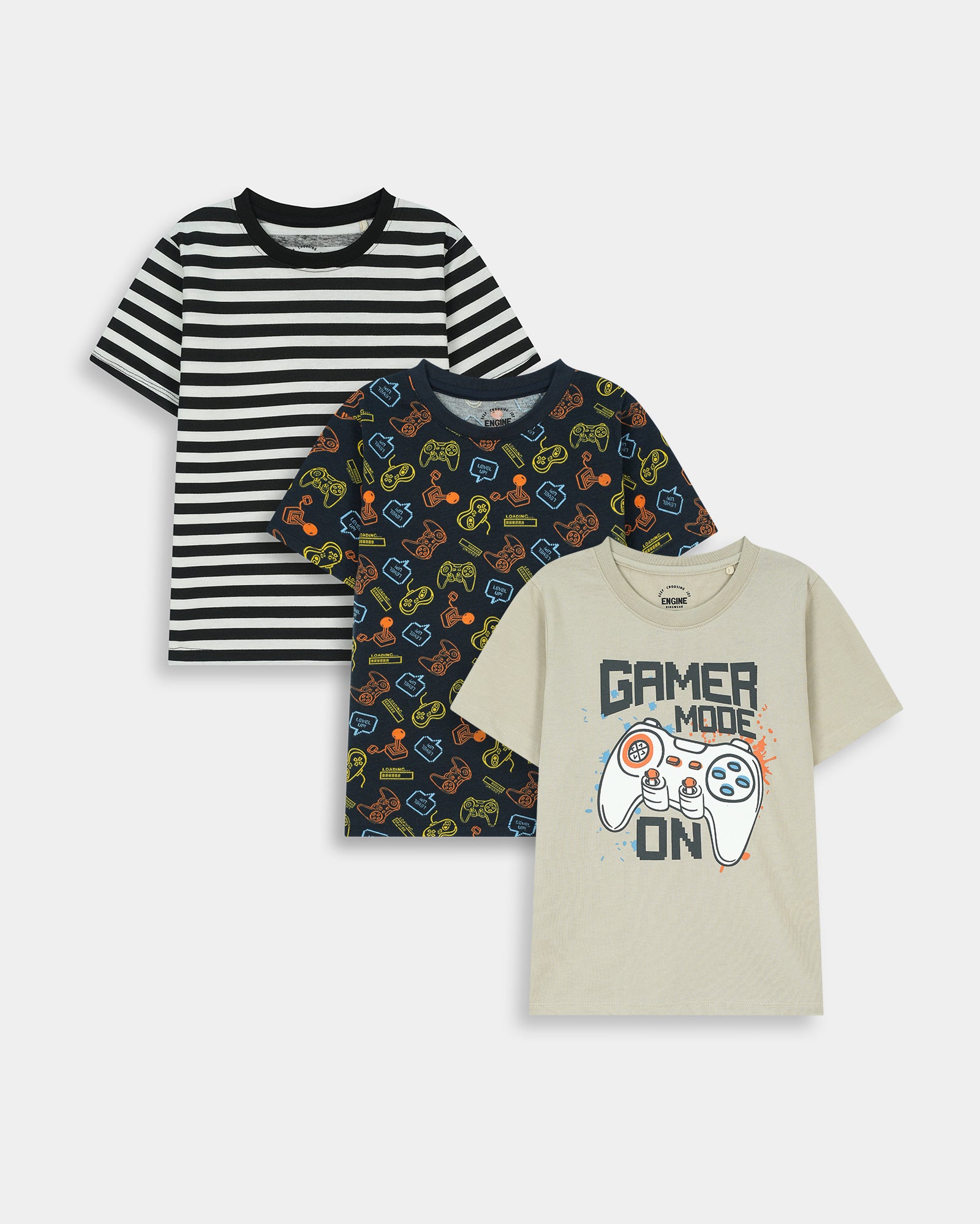 Boys T Shirt (Pack Of 3) - Engine - Buy Now