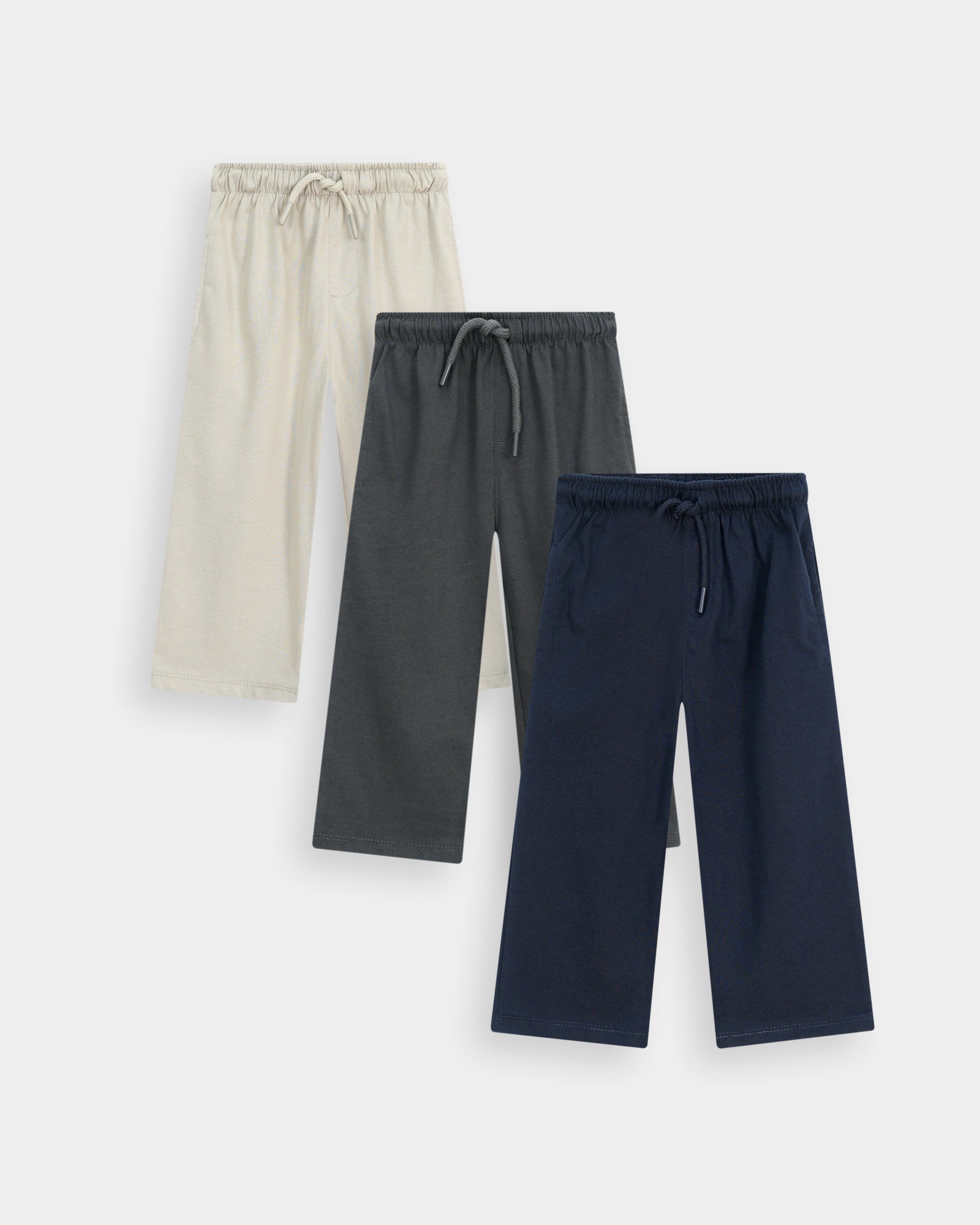 Boys Straight Fit Trouser (Pack Of 3) - Engine - Buy Now