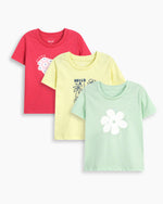 Girls T Shirt (Pack Of 3) - Engine - Buy Now