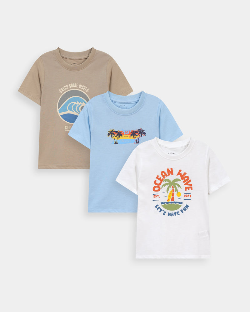 Boys T Shirt (Pack Of 3) - Engine - Buy Now