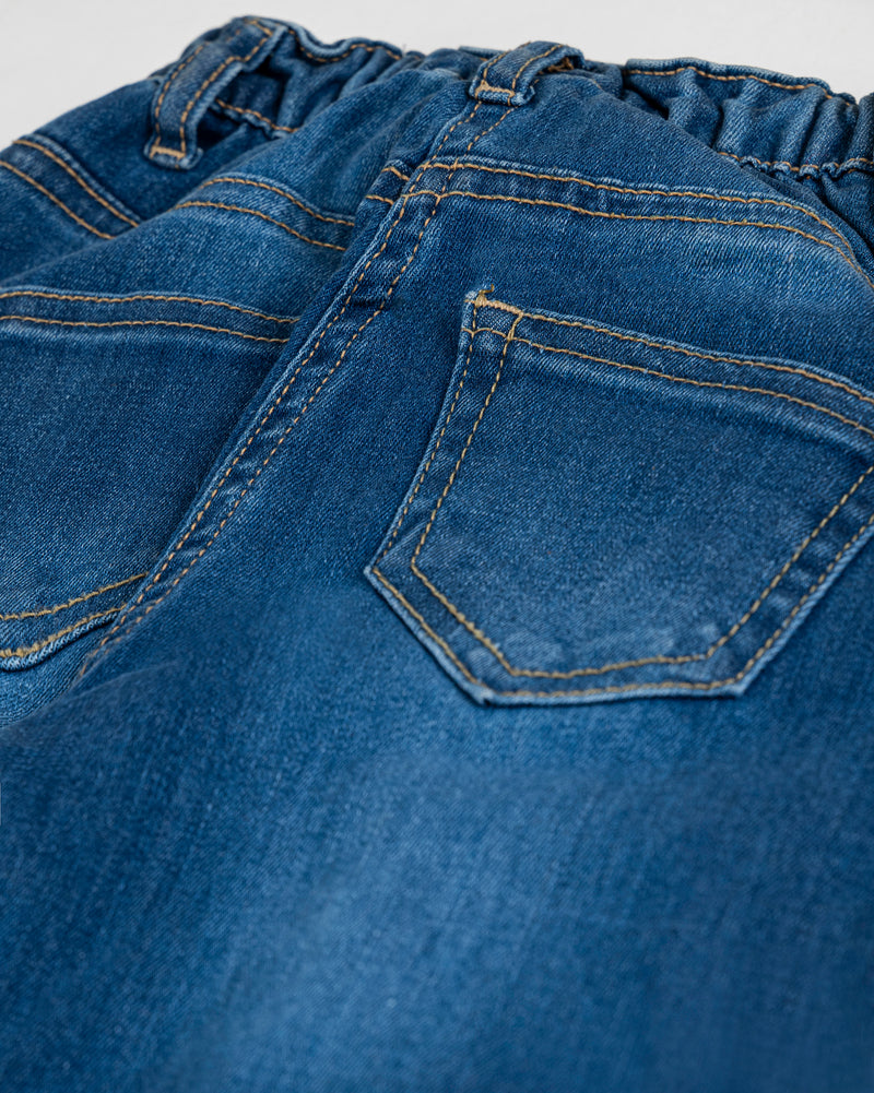 Girls Blue Color Slim Fit Denim - Engine - Buy Now