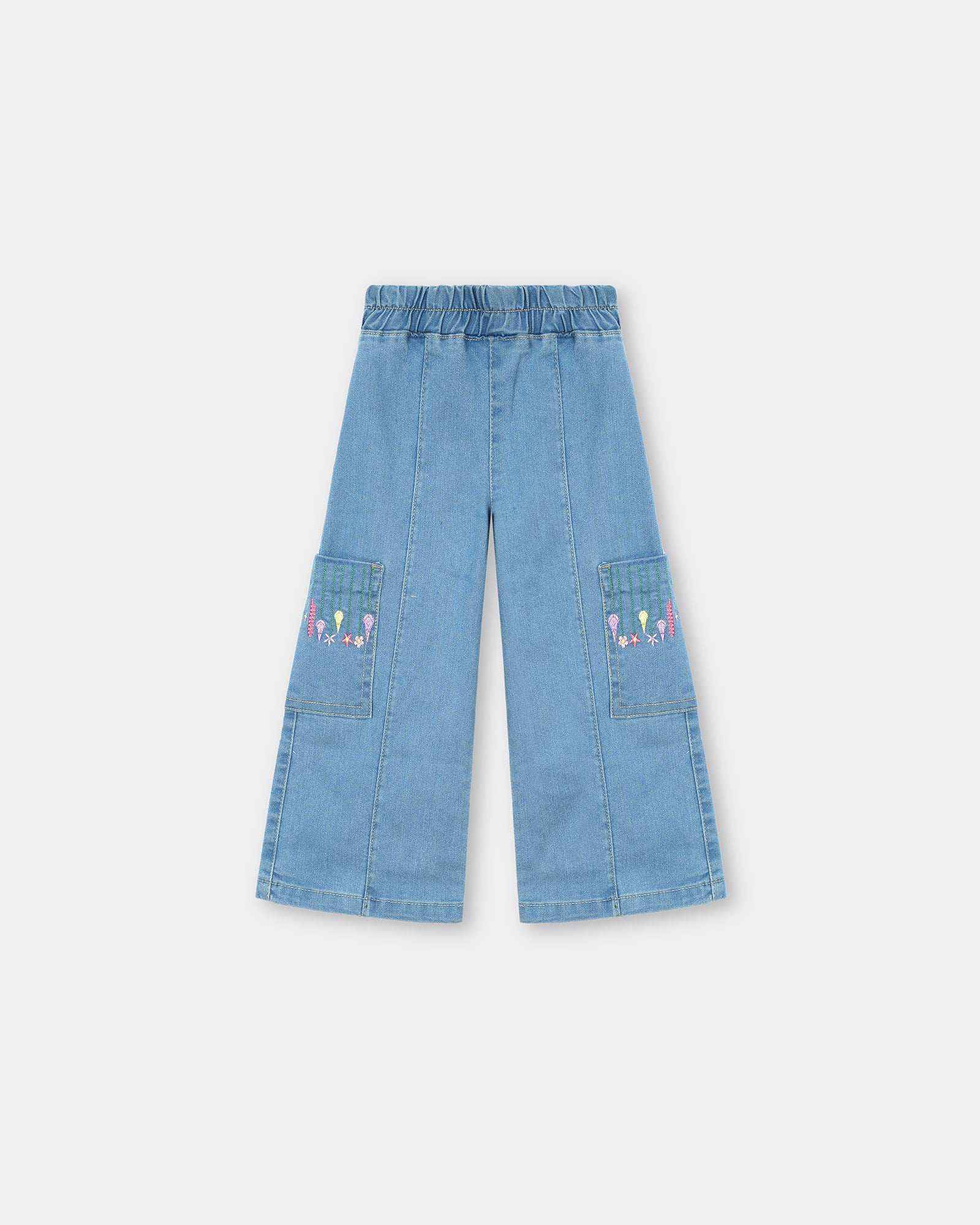 Girls Flared Denim