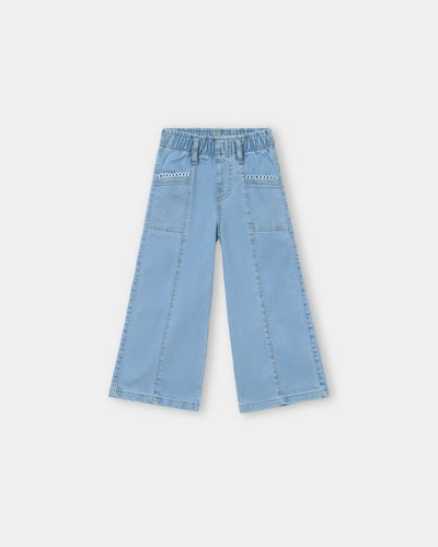 Girls Flared Denim